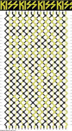 an image of a pattern with yellow and black lines on the top, bottom and bottom