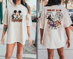 Mickey Mouse Skeleton And Friends Double Sided T-shirt, Disney Halloween Sided T-shirt Mickey Mouse Skeleton, Winie The Pooh, Mouse Skeleton, Disney Halloween Shirt, Cute Disney Shirts, Disney Halloween Shirts, Retro Disney, Disneyland Shirts, Disney World Shirts