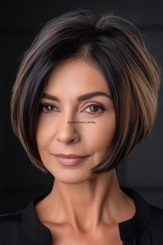 Modern Hairstyle Bob With Bangs Short Hairstyle Inspiration A Line Bob Short Layered, Chin Length Hair 2024, Feminine Short Hair Oval Face, Short Hairstyle Women Bob Cut, Traditional Bob Haircut For Women, Short Bob Hairstyles 2024, Short Layered Haircuts For Fine Hair, Subtle Lowlights, Medium Length Bobs