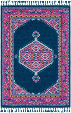 Collection: Rawson, Colors: Navy/Sky Blue/Bright Pink/Burnt Orange/Peach/Ivory, Construction: Machine Woven, Material: 100% Polypropylene, Pile: Medium Pile, Pile Height: 0.39", Style: Updated Traditional, Made in: Turkey Candle Wax Removal, Traditional Artwork, Navy Rug, Blue Peach, Classic Rugs