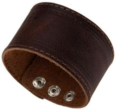 PRICES MAY VARY. Genuine leather bracelet for men women Brown fashion simple flat leather bracelet Leather chain dimension:23.5*4cm(9.25*1.57in);thickness:about 0.2cm; weight:21.9g(0.05lb) Available color:black, white,brown Retro hip hop punk style Button:2 rows of snap fasteners, 3 sizes adjustable,adjust from 7.28in to 8.42in 

【VINTAGE JEWELRY】Unisex vintage leather bracelet

【SAFE ENVIRONMENTAL MATERIALS】made of genuine leather and alloy what is environmental material and high quality plated Leather Bracelet For Men, Retro Hip Hop, Faux Leather Bracelets, Brown Leather Bracelet, Genuine Leather Bracelet, Leather Cuff Bracelet, Leather Cuffs Bracelet, Leather Wrap Bracelet, Unisex Jewelry