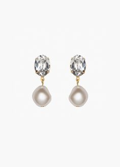 diamond Luxury Hair Accessories, Pearl Accessories, Jennifer Behr, Luxury Hair, Antique Roses, Pearl Drop, Bridal Earrings, Diamond Studs, Post Earrings