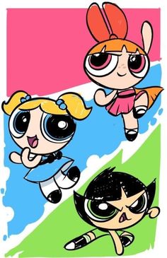 the powerpuff girls cartoon characters