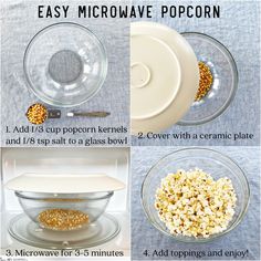 instructions on how to make microwave popcorn