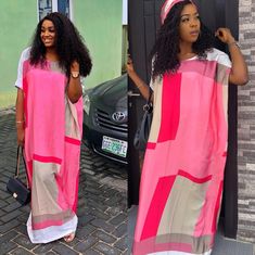 Bubu Gown Styles Chiffon, Caftan Dress Kaftan, Ankara Maxi Dress