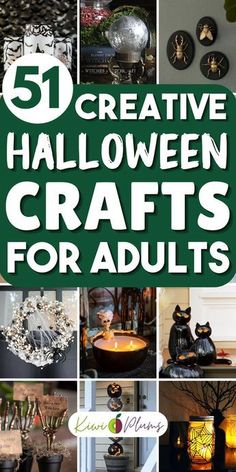 halloween crafts for adults that are easy to make