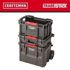 the craftsman's stack is stacked on top of each other