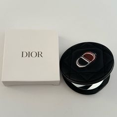 Compact Pocket Mirror With “Cd” Monogram Embossed, Brand New With Box -Limited Edition Piece -Silver Tone Hardware -A Nice Addition To Any Purse Or Bag -Great Gift For Birthday And Holidays Price Is Firm Dior Compact Mirror, Cute Pocket Mirror, Compact Mirror Aesthetic, Dior Mirror, Dior Makeup Bag, Designer Makeup Bag, Quilted Pocket, Mirror Bag, Fake Makeup