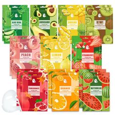 PRICES MAY VARY. 😎【Face Sheet Masks Set】The Sheet masks set consists of 20 sheets of face masks, with a large number and variety of styles, allowing you to experience a wide range of sheet masks to satisfy your daily face masking needs. 😎【Moisturizing and Hydrating】Moisturising face masks are enriched with high quality moisturising ingredients, insisting on the use of facial sheet masks before going to bed or applying make-up will give you the perfect skin condition and make your make-up look Best Sheet Masks, Masks Skincare, Face Mask Skin Care, Hydrating Sheet Mask, Moisturizing Face Mask, Sephora Skin Care, Hydrating Facial, Moisturizing Face, Skin Care Face Mask