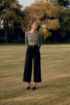 Caves Collect, Black Linen Pants, Black Japanese, Mode Inspo, Grey Top, Silhouette Cut, Black Linen, Mode Inspiration, Melbourne Australia