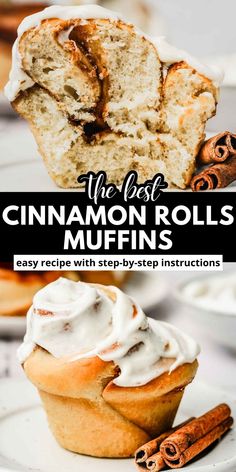 Discover the best fluffy cinnamon roll muffins with this easy, from-scratch recipe. These homemade delights are soft, airy, and filled with a warm cinnamon sugar filling. Baked in a muffin pan, they offer crispy edges and a fun twist on traditional cinnamon rolls. Topped with creamy cheese icing, these individual portions are perfect for a cozy autumn morning. Fun to make and enjoy, they’re the ultimate comfort treat! Fluffiest Cinnamon Rolls, Cinnamon Roll Muffins, Brioche Recipe, Best Cinnamon Rolls, Cinnamon Recipes, Fall Dessert Recipes, Easy Cinnamon, Oreo Dessert, Creamy Cheese