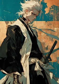 Bleach Toshiro Hitsugaya Fanart, Toushirou Hitsugaya, Toushiro Hitsugaya, Bleach Captains, Toshiro Hitsugaya