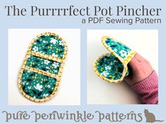 the purrfect pot pincher is a free sewing pattern