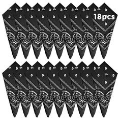 PRICES MAY VARY. HIGH QUALITY MATERIAL: These bulk bandanas are made of polyester, the advantages of polyester are soft texture and dry quickly, more durable, fewer wrinkles than cotton and the color doesn't fade ABUNDANT IN COLOR QUANTITY: Cowboy bandanas in bulk contains 18 pieces of bandanas paisley headbands of 18 varied colors; size is approx. 55 x 55 cm/ 21.6 x 21.6 inch, universal size for most people MULTI-FUNCTIONAL BANDANA: Can be used as sunscreen headband, riding mask, sunscreen mask Cowboy Bandana, Scarf Shop, Vintage Paisley, Head Wrap Scarf, Motif Vintage, Wrap Scarf, Daily Dress, Head Wrap, Paisley Pattern