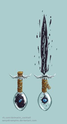 zalgo sword by SanyokVAMPIRE Dear diary, today I... Art Items, 4 Characters, Fantasy Magic, Cool Swords