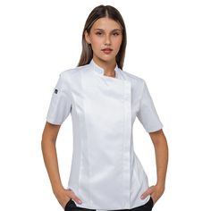 PRICES MAY VARY. 65% Polyester, 35% Cotton Imported Zipper closure Machine Wash GIFT PACKAGING WITH A CHEF JACKET FOR WOMAN – The set includes a practical waterproof bag - case, in which it is convenient to carry a chef uniform. WATERPROOF FABRIC WOMAN CHEF COAT– Reliable protection against splashing water and grease. Water repellence is retained for at least 100 washings with proper care. HIGH QUALITY CHEF UNIFORM – Country of Origin: UKRAINE. Tailoring is made on modern equipment and meets the Chef Uniform Women, Chef Jackets Women, Women's Chef Jacket, Chef Shirts, Chef Jackets, Chef Uniform, Chef Coat, Female Chef, Chef Clothes