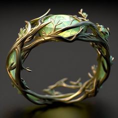 Elf Jewelry Rings, Wedding Dresses With Vines, Ring Of Protection Dnd, Magic Ring Aesthetic, Magical Jewelry Fantasy Ring, Magical Rings Jewelry, Elven Rings Engagement, Dnd Wedding Ring, Dnd Things To Buy