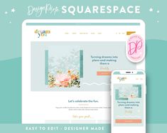 the website design for dream me squarespace