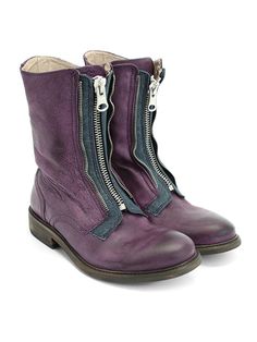 Keaton (Purple). Sure they're men's boots but I have big feet. And what man needs purple boots??? Playing Footsie, Purple Boots, Fluevog Shoes, John Fluevog, Funky Shoes, Sorel Winter Boot, Leather Boot, Boot Bag, Shoes Shop