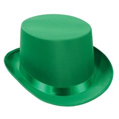 Can you find a better way than this to show your Irish heritage? Comprising a ribbon sleek, this hat can be an impressive addition to your outfit. A must-have for St. Patrick's day celebration! Product Features: Features a classic look with your personal style with ribbon sleek Perfect for St. Patrick's Day, any costume arrangement, celebration or holiday Ideal for both indoor and outdoor use Dimensions: one size fits most Material(s): plastic/velour Pack includes 6 of the item shown Color: Gree Green Top Hat, Oktoberfest Hat, Top Hat Costume, Steampunk Top, Steampunk Top Hat, Leprechaun Hats, Halloween Costume Accessories, Green Hats, Quality Hats