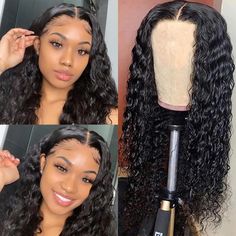 Hair Material:100% Virgin Brazilian Human Hair, 10A Grade, No Really Shedding, No Tangle, No Bad Smell.Hair Color: Natural Black ColorWig Density: 150%/180%/200% DensityHair Length: 10 inch - 34 inch are availableWig Cap Size/ Circumference: 22.5 inches(54-58 cm)Texture: Water Wave Hair, Natural Hairline, Soft, Comb Easily, Can Re-style and Color well.Lace Net: T Part Wig 13*6 Inch Swiss lace, HD Transparent Color, Pre-plucked with Baby Hair, Natural HairlinePack: 1 Piece T Part Wig Water Wave H Blonde Lace Front Wigs, Deep Curly, Lace Closure Wig, Lace Hair, Hair Density, Closure Wig, Frontal Wig, Water Waves, Deep Wave