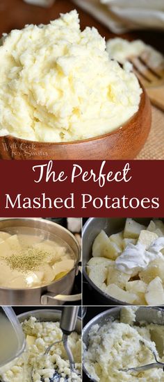 mashed potatoes are the perfect mashed potato recipe