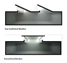 two images show the same room with different stairs and railings, one in black and white