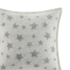 ‘The sight of stars makes me dream.’ – Vincent Van Gogh. Bring stars into your home and let yourself dream with our beautiful and exquisite cushion cover. The cushion cover has a zip closing to make it easy to wash. Woven from 100% wool in a grey colour-scheme, the cushion cover (pads not included) features the same pattern on the reverse in inverse tones and make a stylish accessory to any room. Pair it with our Star Throw to complete your room design update. 100% Wool; Zip closing; Grey/Off-Wh Sheep Cushion, Grey Star Pillow, Grey Wool Fabric, Wool Cushion, Grey Color Scheme, April Birthstone Jewelry, March Birthstone Jewelry, Zodiac Gifts, Zodiac Jewelry