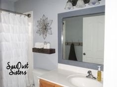 the bathroom is clean and ready to be used as a guest room or family room