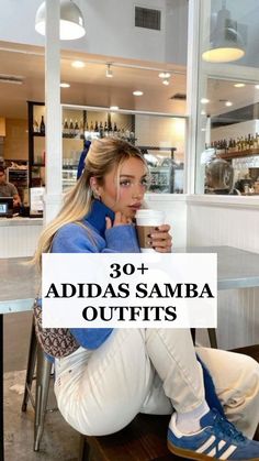 Check out 30 Adidas Samba outfits you can't miss on Pinterest right now! From trendy Samba Adidas outfits and chic Adidas Samba looks to pairing them with Skandinavian fashion, there's something for every style. Try a casual Samba outfit with baggy jeans or go for a cozy fall outfit with a cardigan. Explore winter outfit ideas, like a black jeans women outfit or stylish outfits with a white cardigan. Perfect inspo for back to school and beyond! Adidas Outfits, Samba Adidas