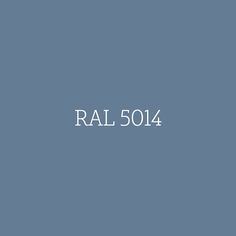 the word ral 5014 is in white on a blue background with an image of a