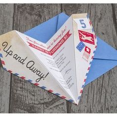 Paper Airplane Birthday Party Invitation Vintage Airplane Baby Shower, Vintage Baby Shower Boy, Airplane Invitation, Time Flies Birthday, Planes Birthday Party, Planes Birthday, Airplane Baby Shower, Planes Party, Airplane Theme