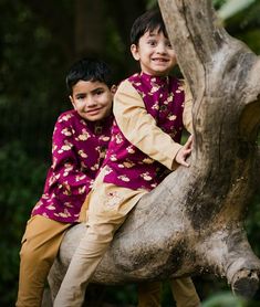 Buy Let's Play Dress Up Tiber Taber Nehru jackets, bandhgalas, kurta-dhoti sets with printed buttis, embroidery and patchwork for kids Online at Jaypore.com