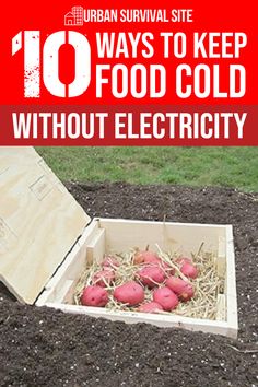 It’s easy to forget that people didn’t always have refrigerators to stop food from spoiling. They had to rely on natural methods to keep food cold; that’s why so many foods were seasonal. In case of massive power outages, you need to learn ways to keep your food cold without electricity. Fortunately, there are plenty of way to keep food cold during a power outage. Power Outage Hacks, Hedge Witchcraft, Off Grid Survival, Survival Project, Environmentally Friendly Living, Homesteading Ideas