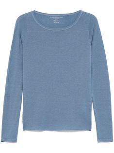 imperial blue cashmere fine knit round neck long sleeves straight hem Light Blue Crewneck, Imperial Blue, Fine Knit Sweater, Blue Crewneck, Wardrobe Edit, Exclusive Fashion, Lady Dior, Cashmere Sweater, Knitwear Women