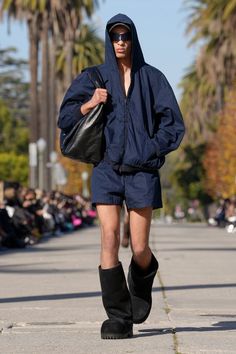 Asap Rocky Rick Owens, Rick Owens Menswear Street Style, Rick Owens Catwalk, Rick Owens Fw22, Rick Owens Spring 2024 Menswear, Health Goth, White Wedding Gowns, 2024 Style