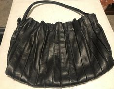 Genuine leather Lupo handbag Large Unique Style Lupo Bag. Condition is Pre-owned. Shipped with USPS Priority Mail. Leather Skirt, Luna Bag, Faux Silk Curtains, Handbag Large, Bags Black, Trend Forecasting, Priority Mail, Bucket Bag, Unique Style