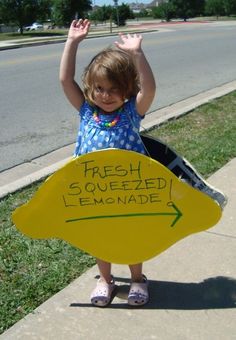 Lemonade Stand Tip Jar, Lemonade Stand Sign, Lemonade Stand Party, Fresh Squeezed Lemonade, Holguin