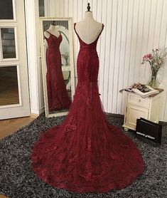 Burgundy Dresses Prom, Prom Dress Wine Red, Scarlet Prom Dress, Prom Dress Maroon, Burgandy Prom Dresses, Maroon Grad Dress, Cherry Red Prom Dress, Maroon Prom Dress Burgundy, Red Corset Prom Dress