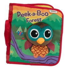 the peek - a - boo forest book has an owl on it