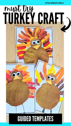 Looking for a festive, hands-on Thanksgiving activity for preschoolers? This adorable turkey craft is a must-try! Using vibrant fall colors, kids will paint, cut, and assemble their own turkeys, developing fine motor skills and creativity along the way. Perfect for Thanksgiving classroom fun or a home activity with little ones! Check out the blog for a free turkey craft template and step-by-step instructions with pictures. 🖍️✨ Turkey Craft Template, November Crafts For Kids, Turkey Crafts For Preschool, Crafts Classroom, Craft For Preschool, Turkey Activity, Thanksgiving Bulletin Boards, Craft For Preschoolers, Thanksgiving Classroom