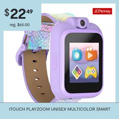 an advertisement for a children's smart watch with the price tag $ 22 99