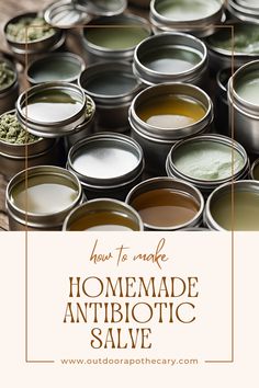 Tired of using store-bought ointments? Try this homemade antibiotic salve! With natural ingredients that promote healing and protect against infections, it's a great addition to any first-aid kit. See how easy it is to make at home! #herbalremedies #greenliving #skincaretips #homemadeskincare Homemade Salve Recipes, Homemade Antibiotic, Herbal Salve Recipes, Homemade Medicine, Autogenic Training, Homemade Salve, Herbal Health, Herbal Education, Recipe For Beginners