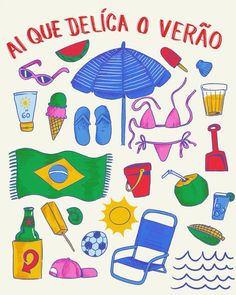 an image of a poster with different things in spanish and english on the front cover