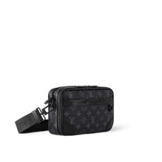 LOUIS VUITTON® - Alpha Messenger - Eclipse Louis Vuitton Bag Men, Mens Designer Bag, Louis Vuitton Messenger Bag, Louis Vuitton Sac, Mens Crossbody Bag, Jelly Bag, New Camera, Classic Monogram, Girly Bags