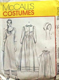 a sewing pattern for a women's dress