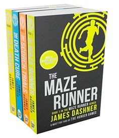 the maze runner boxed set includes three books, including one by james dasher and two by