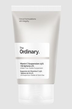 The Ordinary Vitamin C Suspension 23% + HA Spheres 2%. The Ordinary Skincare Review, Best The Ordinary Products, The Ordinary Vitamin C Suspension, The Ordinary Vitamin C, Natural Beauty Treatments, Skin Care Routine For 20s, Cheap Beauty Products, Korean Skincare Routine