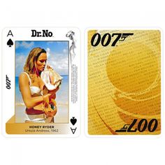 Bond Girls 007 Speelkaarten Honey Ryder, Ursula Andress, Bond Girls, Skyfall, Halle Berry, James Bond, Poker, Casino