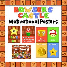 an image of a poster with the words'bowers castle motivational posters '